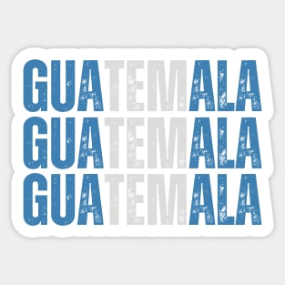 Guatemala flag, Guatemalan flag Sticker